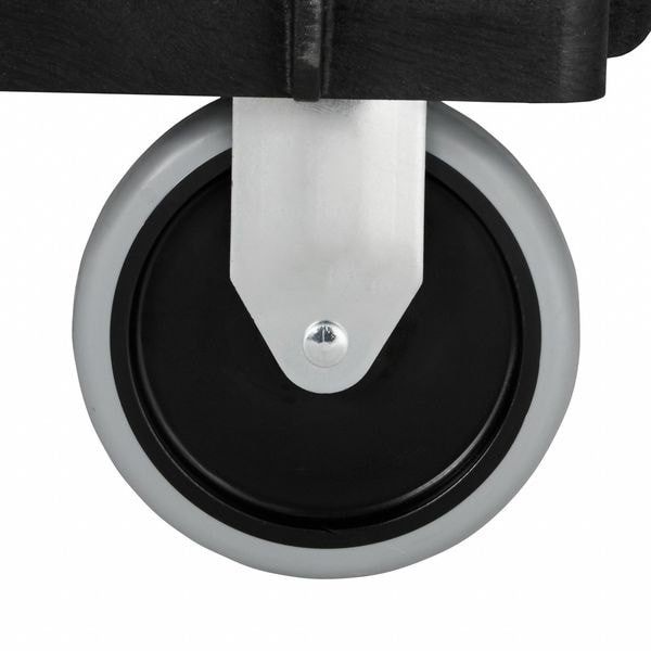 Rubbermaid Commercial Fg9t6700bla Utility Cart With Deep Lipped Plastic