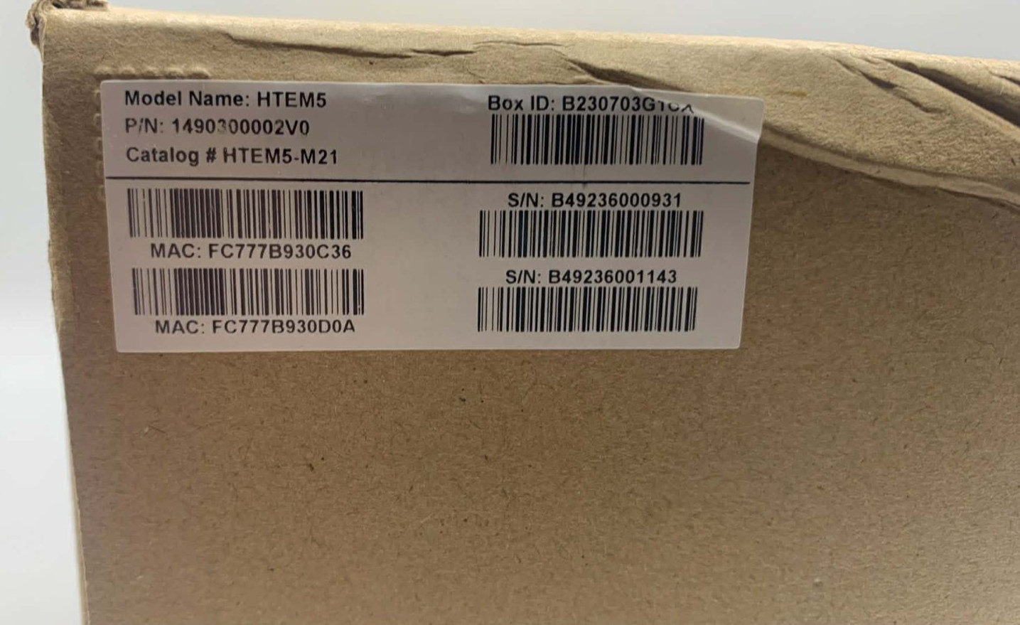 Hitron MoCA 2.5 Adapter for Ethernet Over Coax - Model # HTEM5-M21