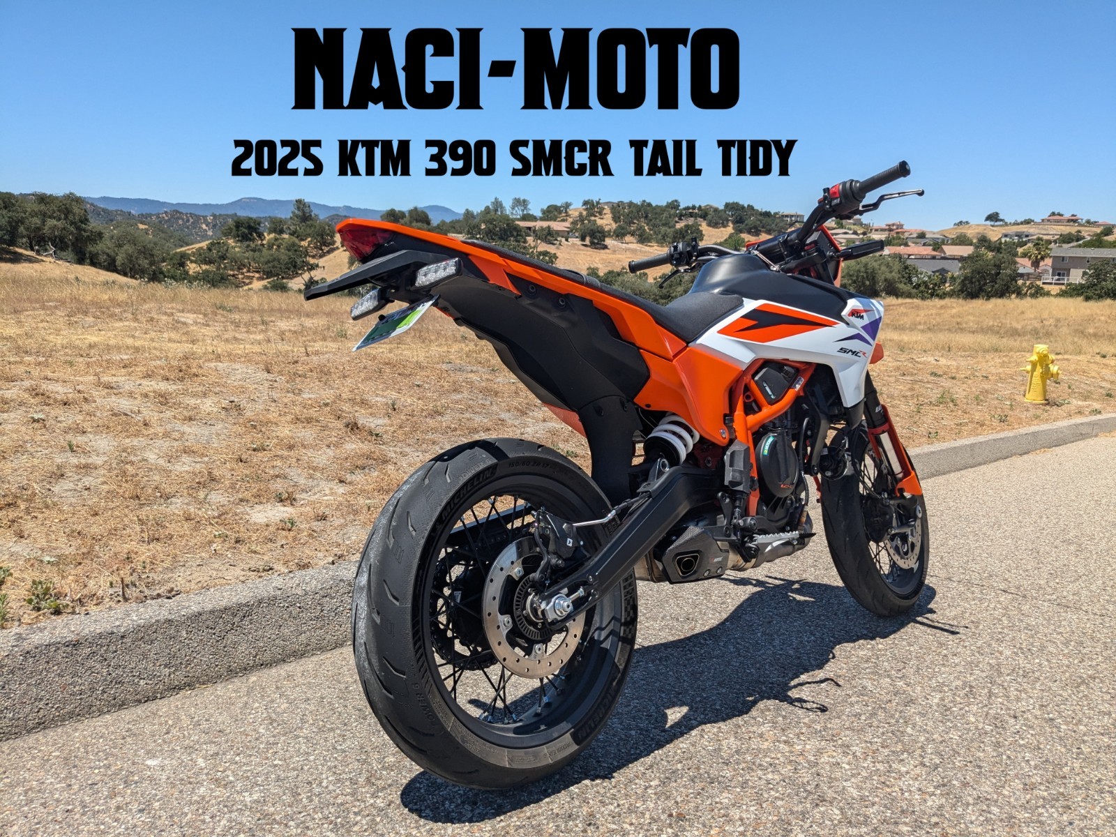 Naci-Moto 2025 KTM 390 V1 SMC R Tail Tidy