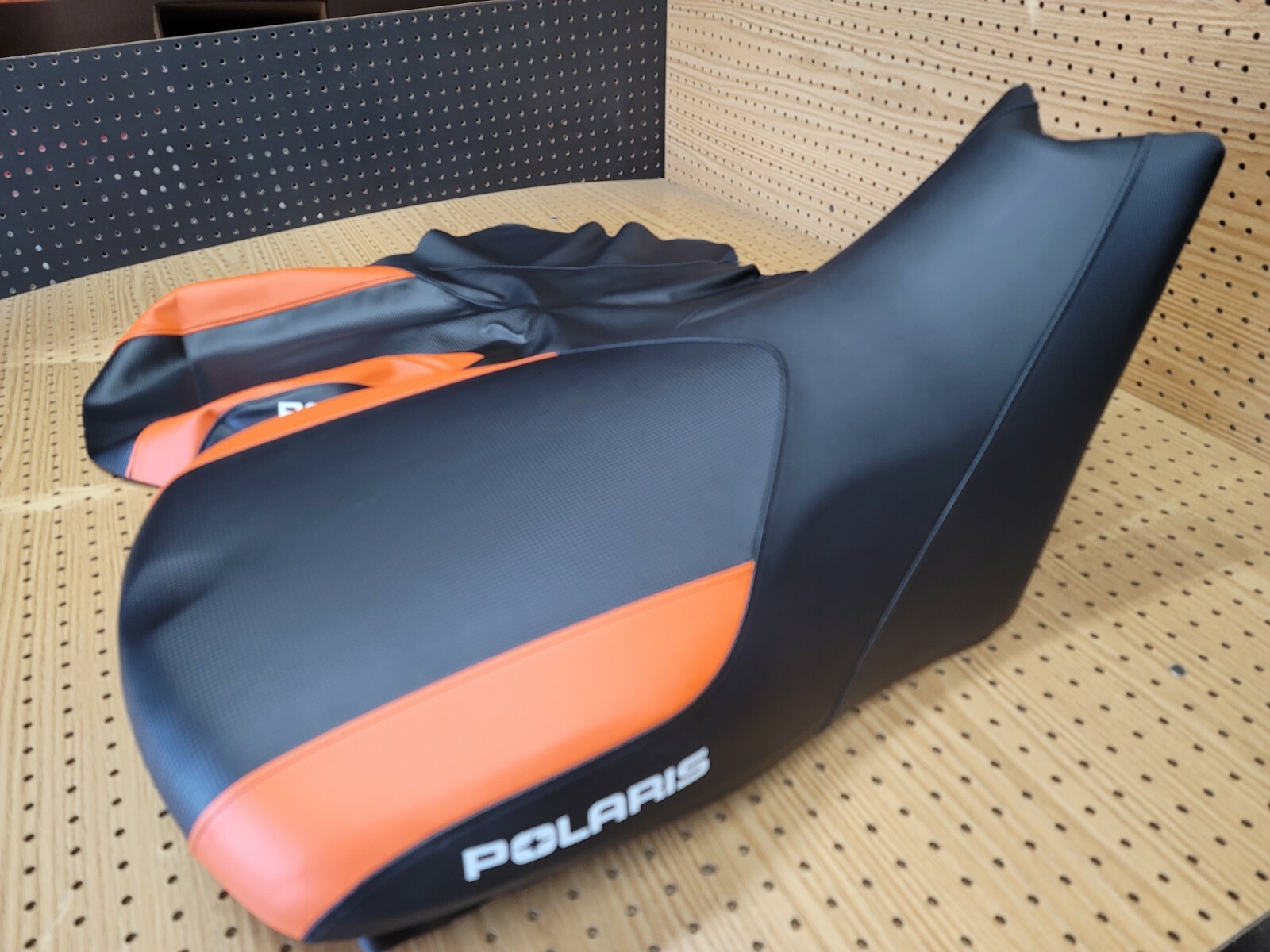 POLARIS SPORTSMAN 550 850 1000 XP SEAT COVER 2009 TO 2017 (BLACK&ORANGE) [P*-21]