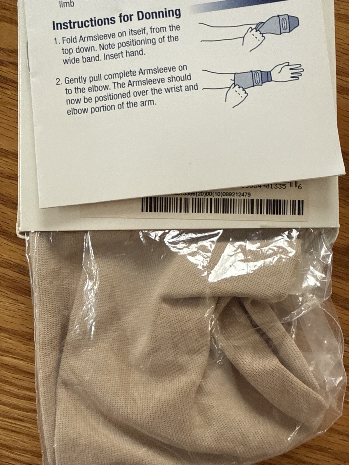 Jobst Lymphedema Arm sleeve Size Medium Compression Arm Sleeve