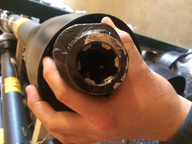 SERIES 6 PTO SHAFT HEAVY DUTY 4 DISC SLIP CLUTCH W-1 3/8" 6 SPLINE BOTH ENDS