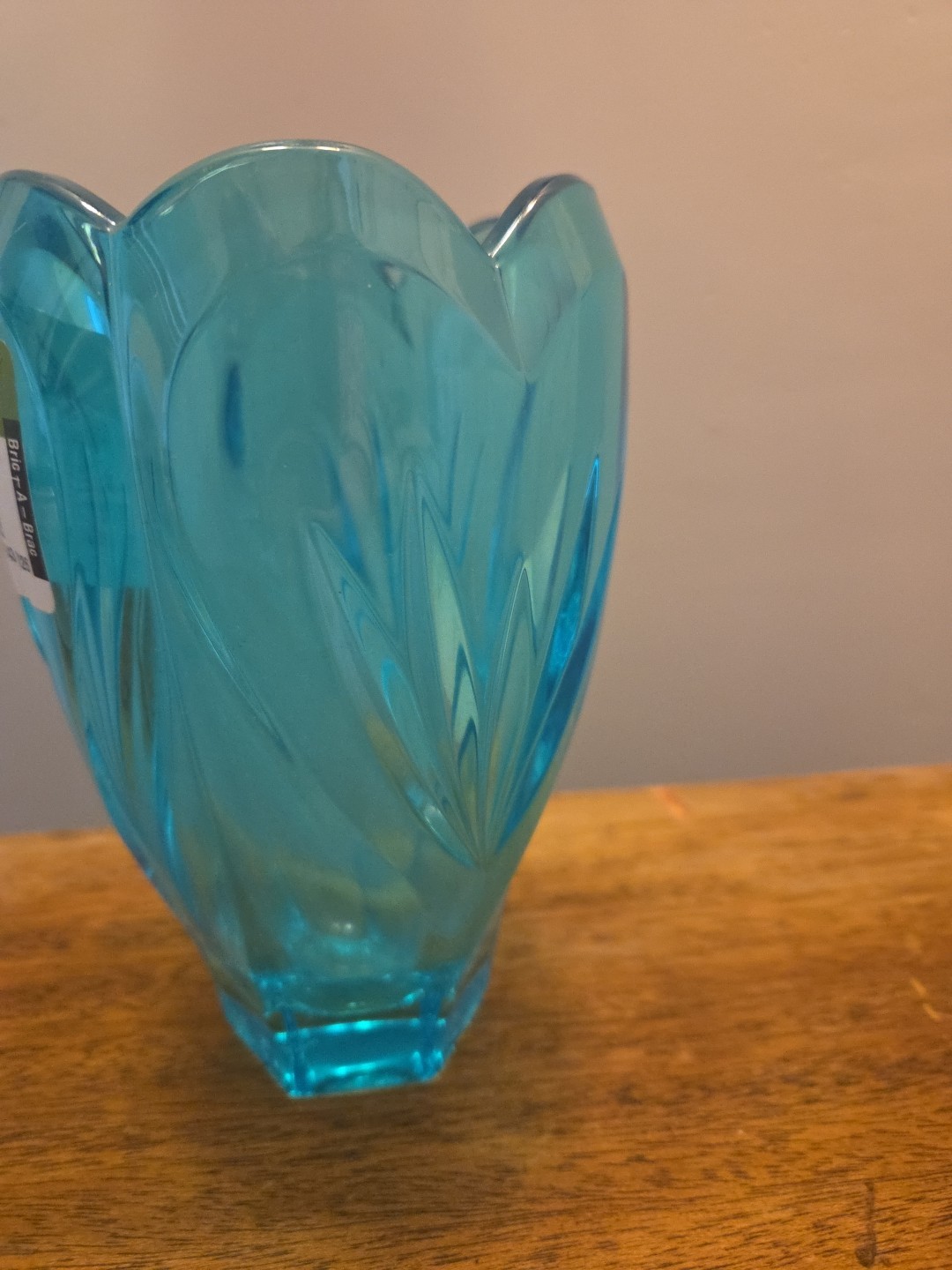 Waterford Crystal Sweet Memories 6.5 In Turquoise Marquis Scalloped Edges Hearts
