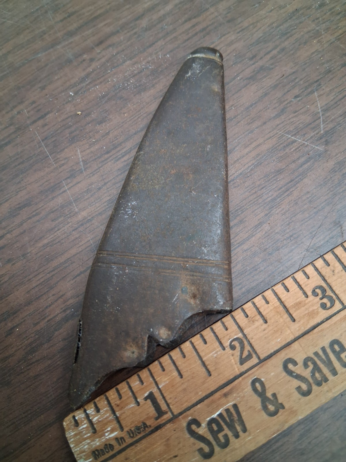 FEDERAL PERIOD SWORD STEEL SCABBARD DRAG