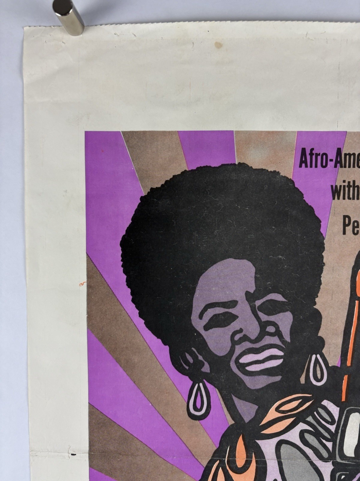 BLACK PANTHER PARTY Political Poster 1969 Emory Douglas AFRO AMERICAN SOLIDARITY