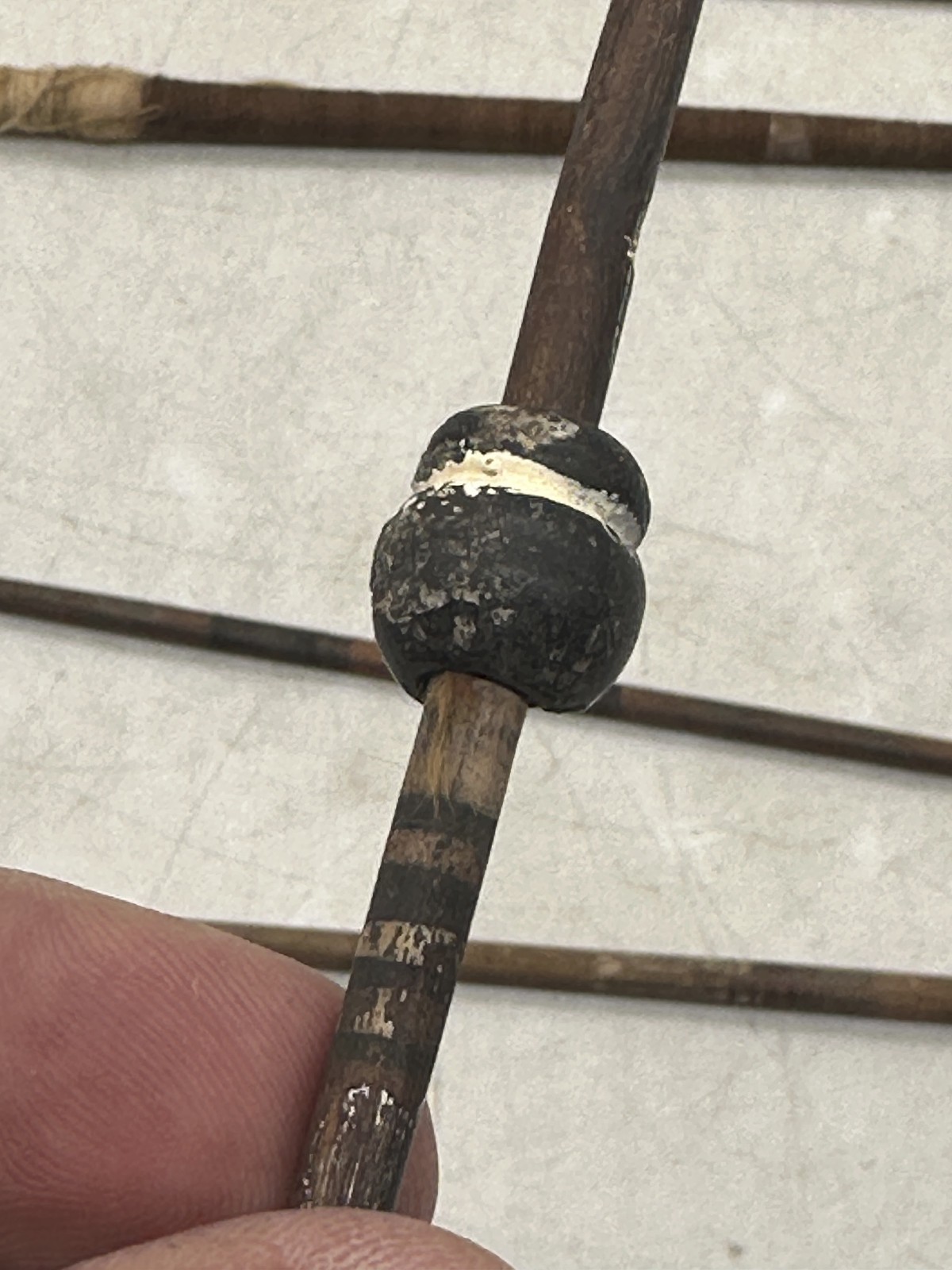 Pre-Columbian Spindle Lot ~ 1 Bead, Several with Thread