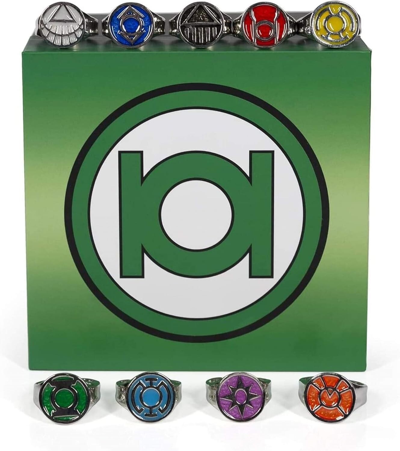 DC Comics Green Lantern Power Rings - Set of 9 Rings