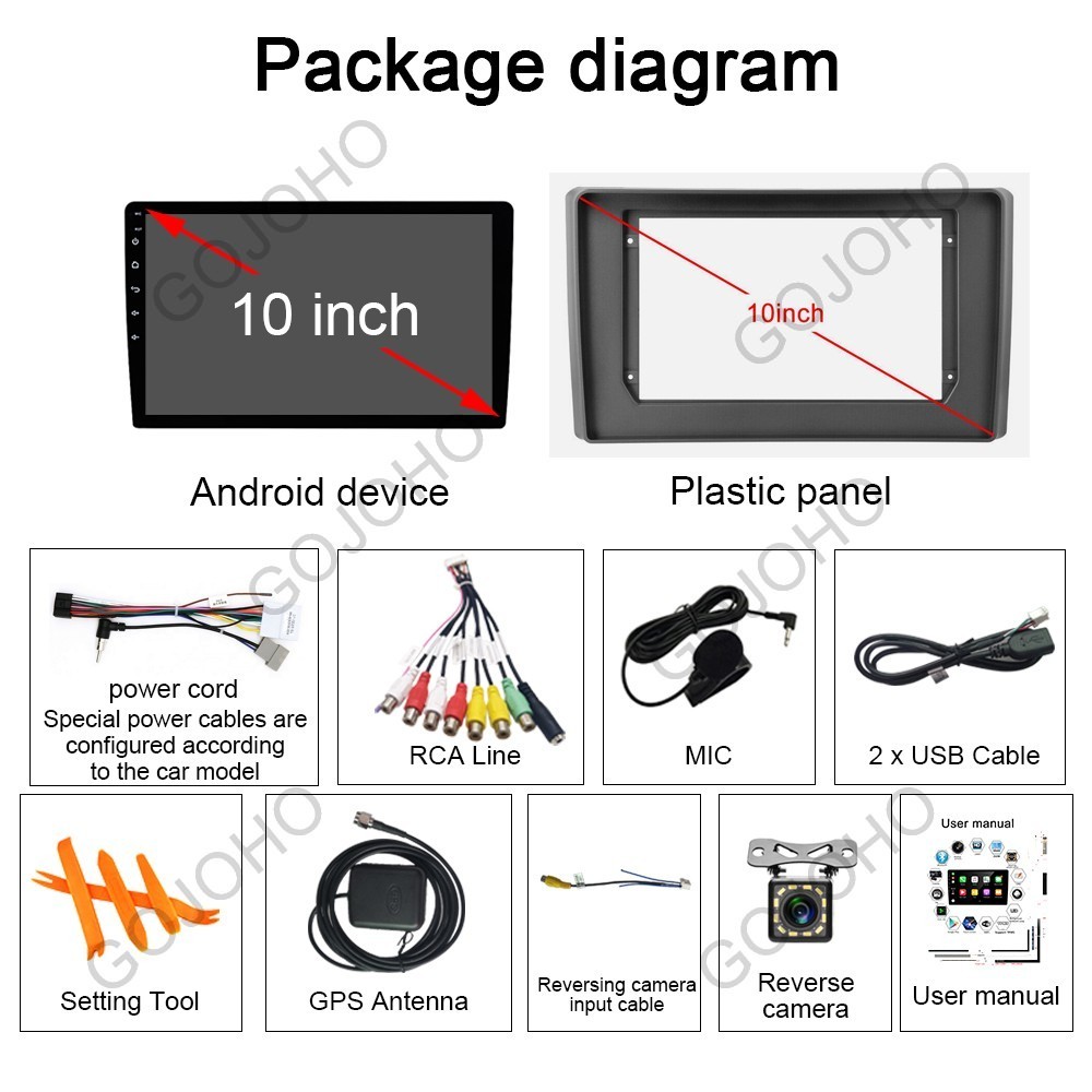 4+64GB Android 13 Car Radio Stereo GPS Navi Carplay For Honda Element 2002-2006