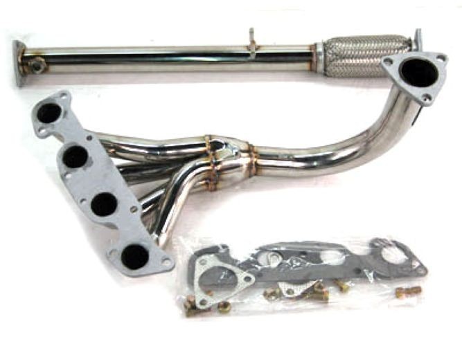 OBX Stainless Manifold 2000-2004 Saturn SL1/SC1 1.9L SOHC 4-1 2-O2 2Pcs