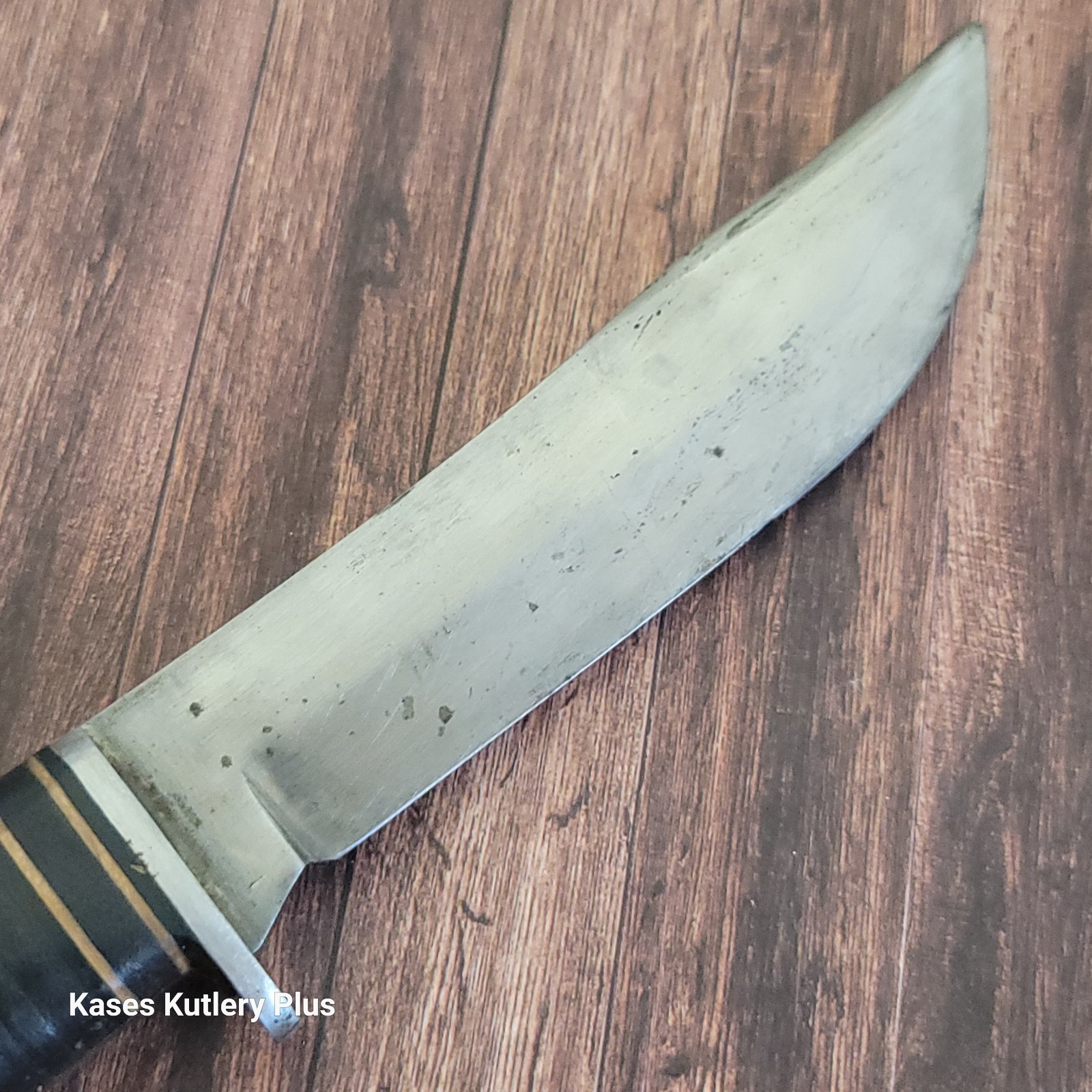 Western Hunters Fixed Blade Knife Made In Boulder Colo USA W/Sheath