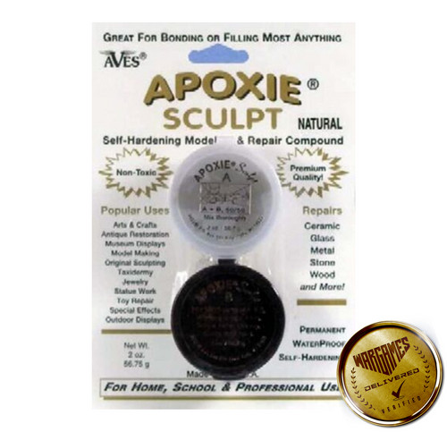 Aves Apoxie Sculpt 1/4 Lb Natural Air Dry Modeling Clay Compound Self Hardening