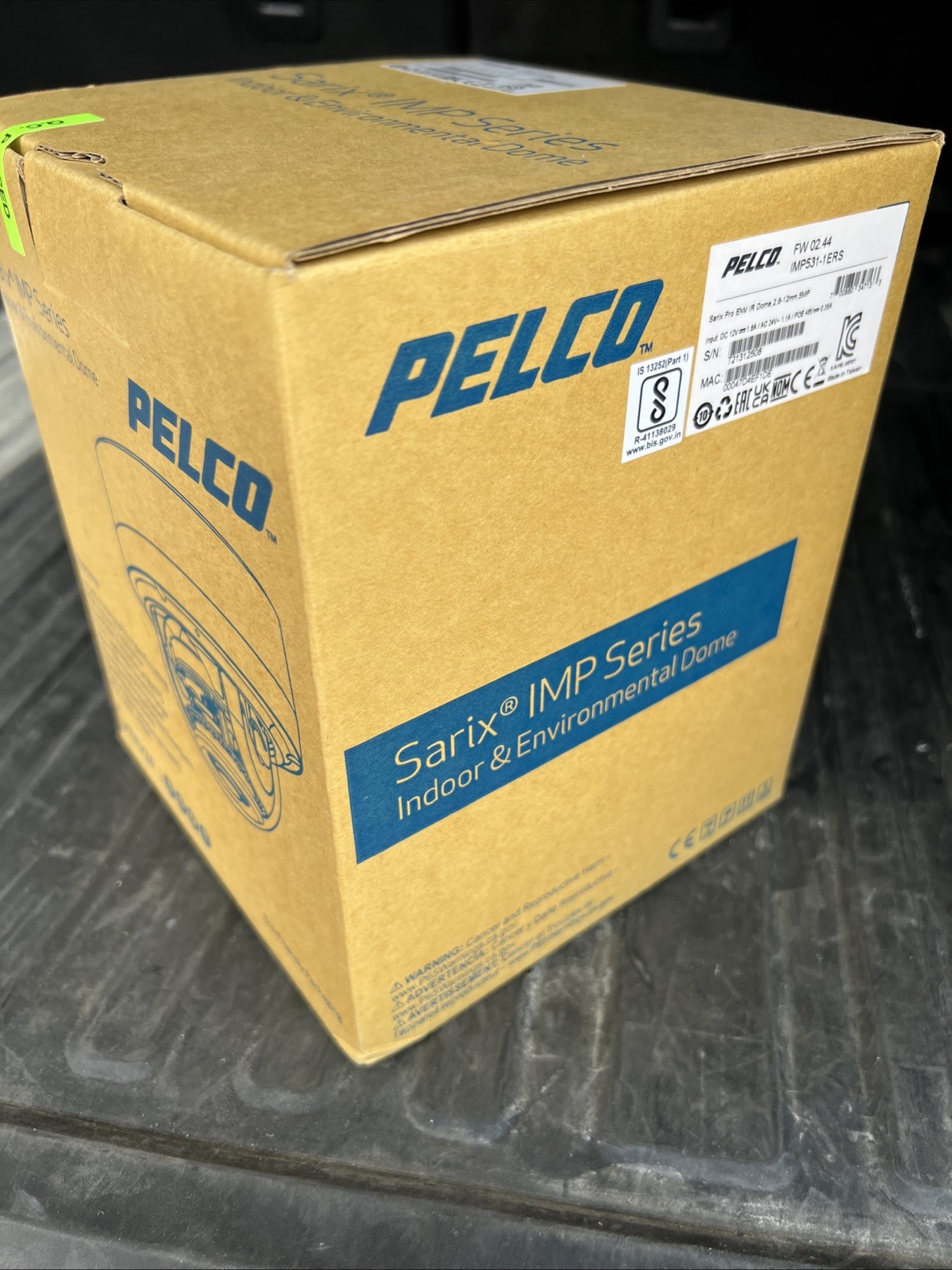 New Pelco IMP531-1ERS Sarix Pro Series 5MP Outdoor WDR IR Dome IP Camera