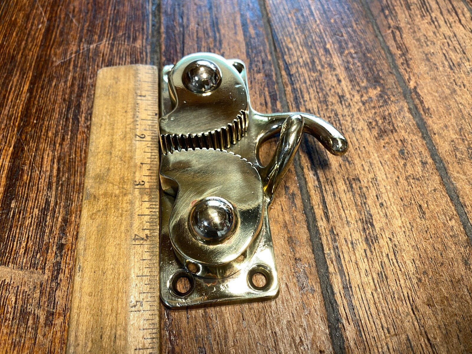 NEW OLD STOCK, VINTAGE BRONZE CAM CLEAT 5" WITH FAIRLEAD