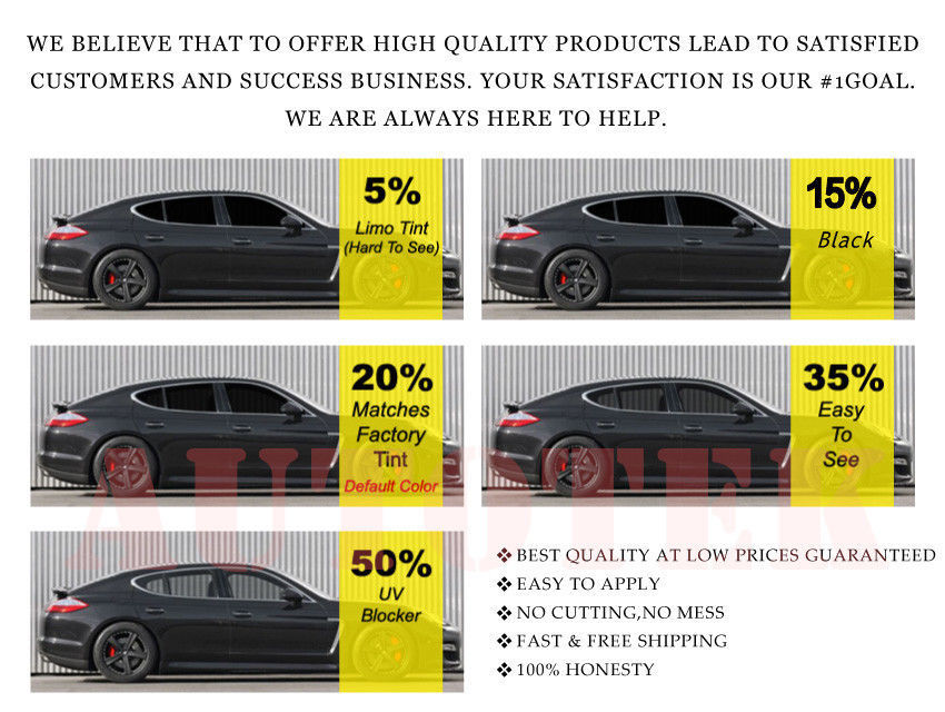 PreCut All Sides + Rear Window Any Tint Shade % For Acura TSX Sedan 2004-2008