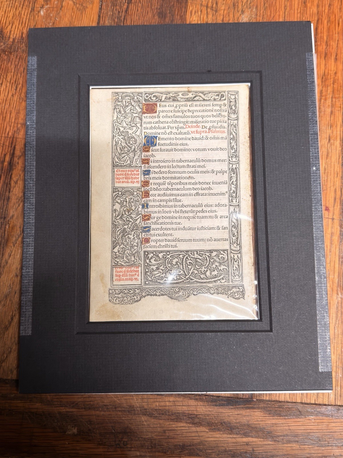 1523 Book Of Hours Illuminated On Vellum Medieval Manuscript - 6.5” X 4.5”