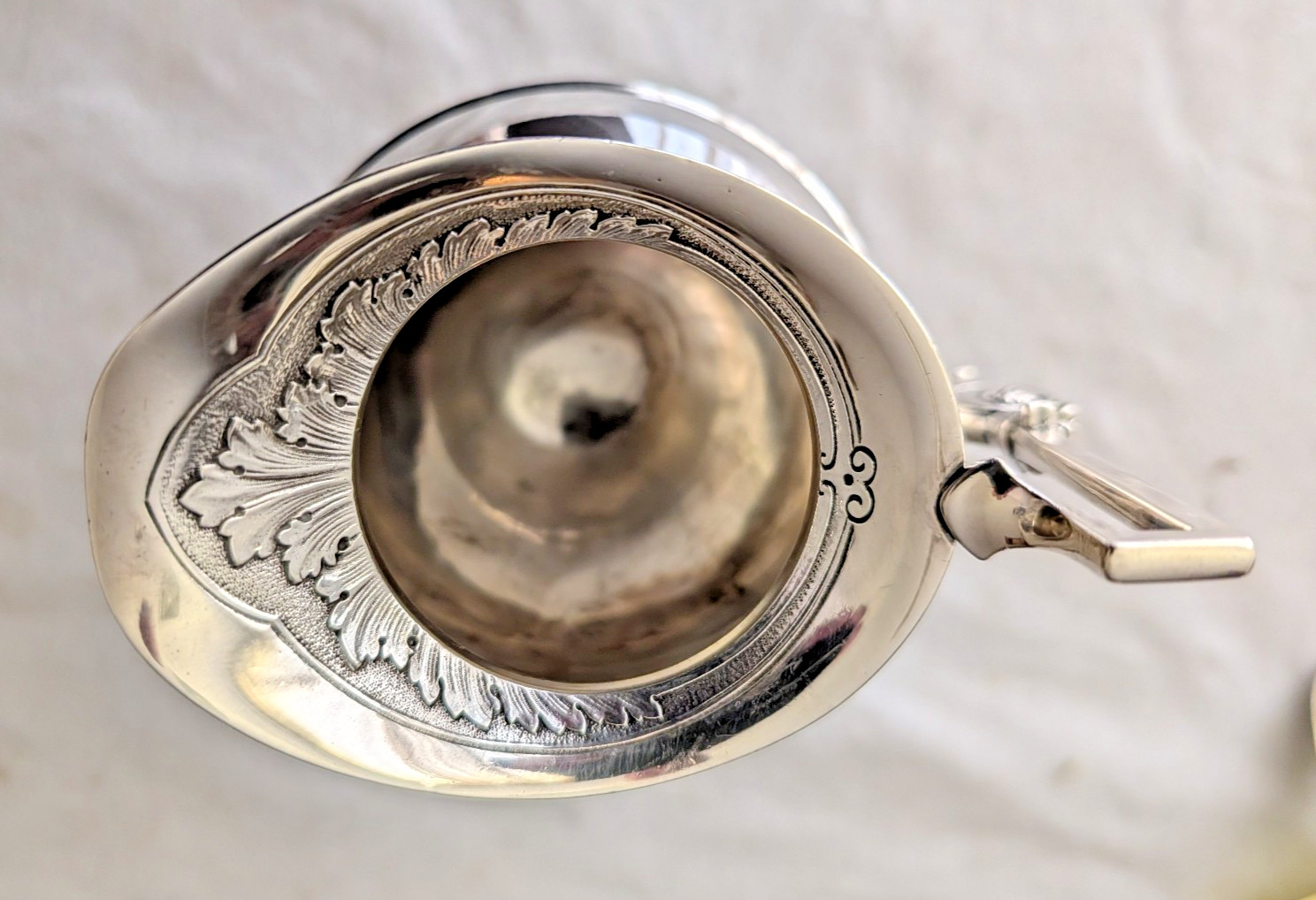 Gorham 'Medallion' Coin Silver Footed Pitcher Model Number 0430