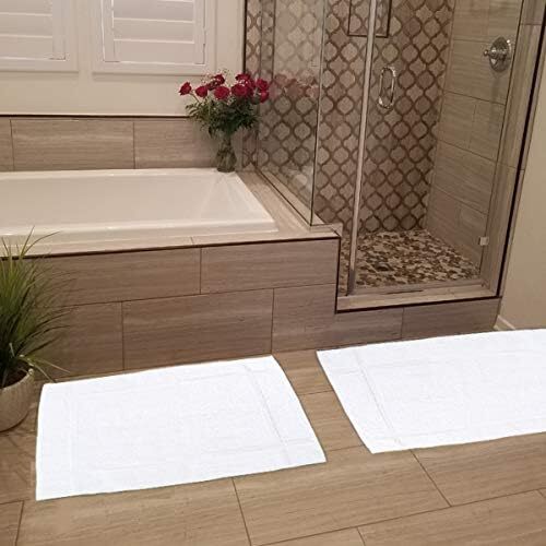 Bath Mat High Quality Non-Slip Water Absorbent Towels Cotton Blend 18x25, 20x30
