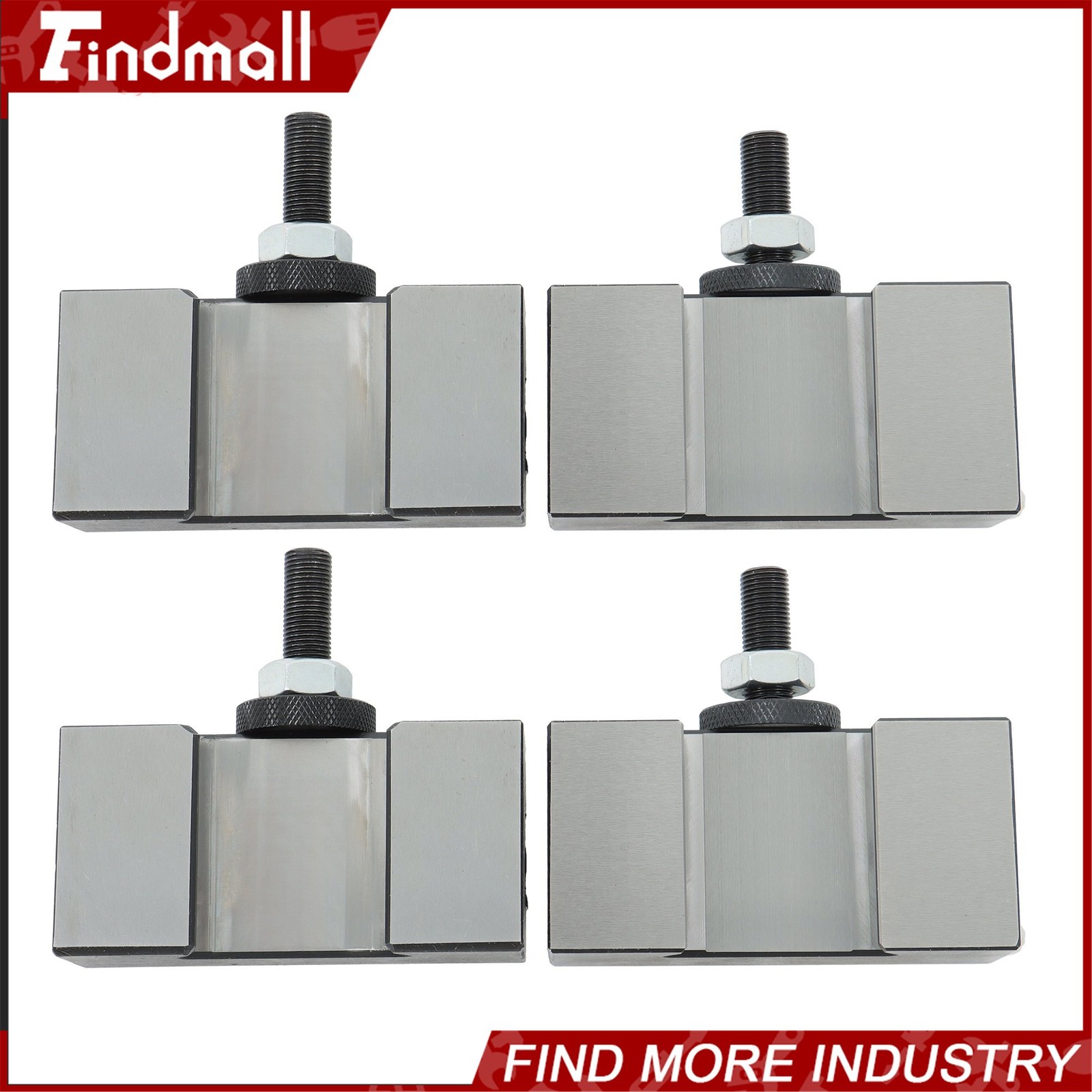 Findmall BXA Tool Post Tool Holder 4 Pc For 250-201 250-201XL 250-202 250-202XL