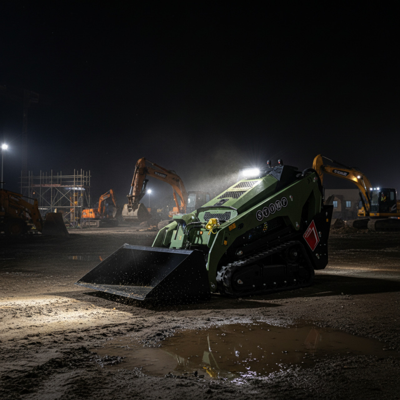 TYPHON Stomp V1000 24HP Kubota D1105 Water-Cool Diesel Skid Steer Pilot Control