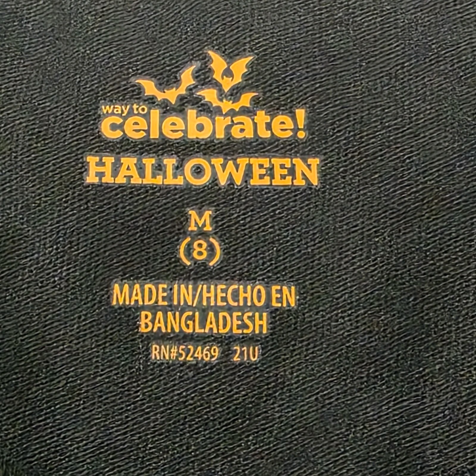 New Lot Of 2 Boys Short Sleeve Halloween T-Shirt Medium 8 Top Black Grey Shirt