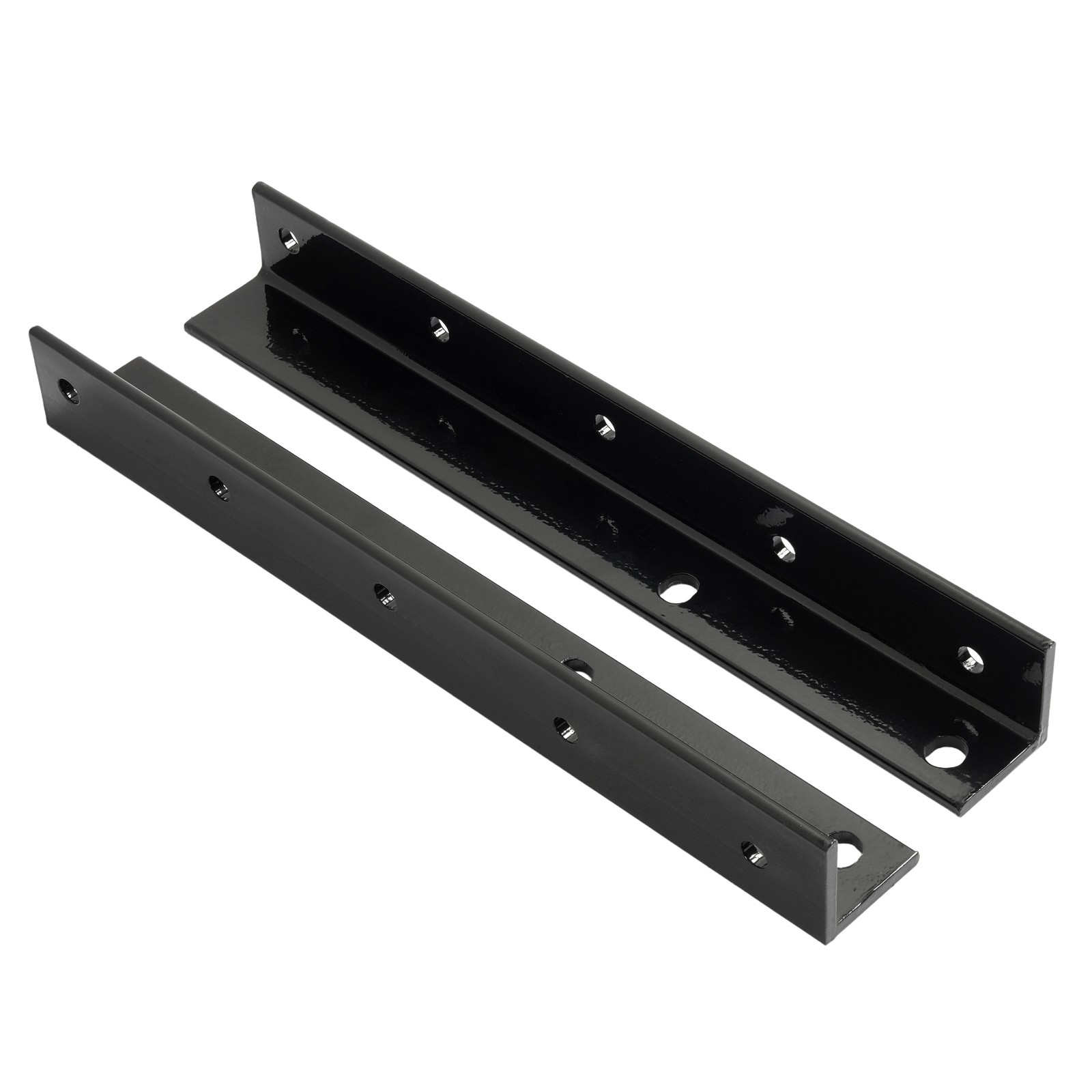 2pcs Black Battery Box Mounting Brackets For Peterbilt 375/378/379/385 1988-2010