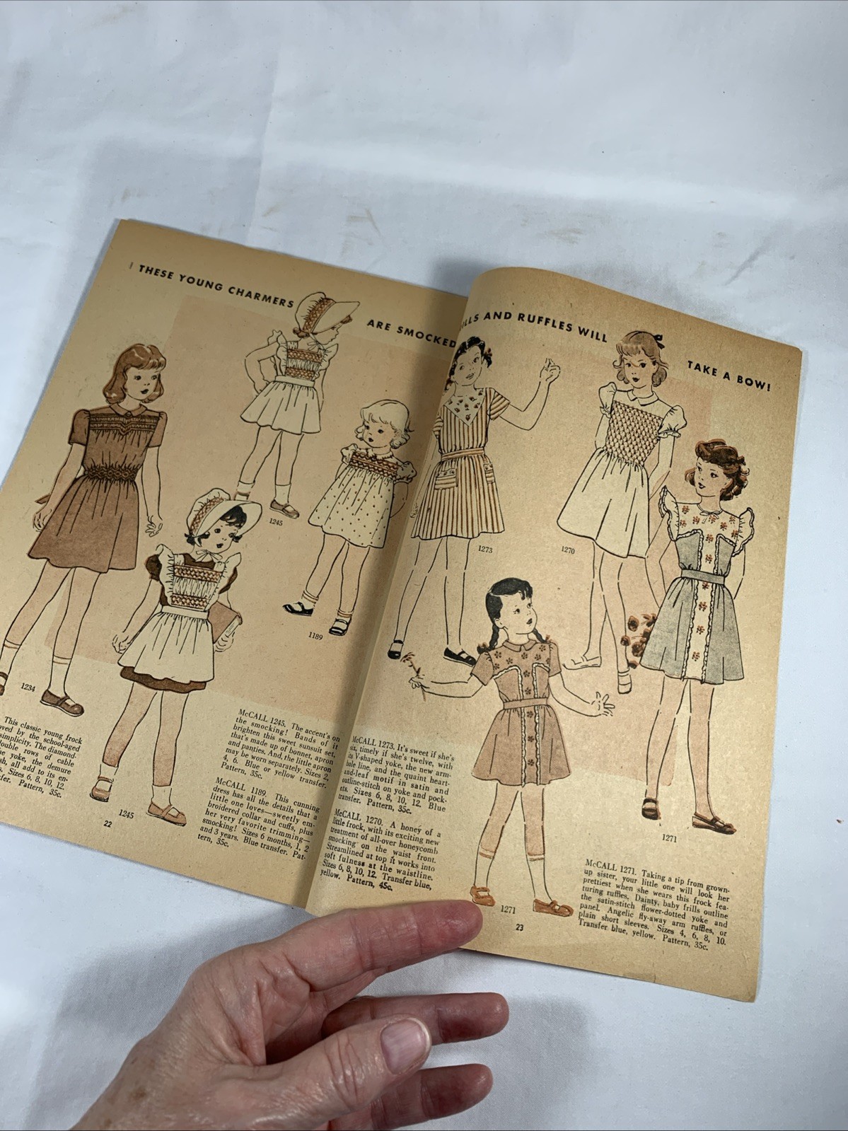 Vintage~ McCALL~ Style News ~Home Dressmaking~ July 1946