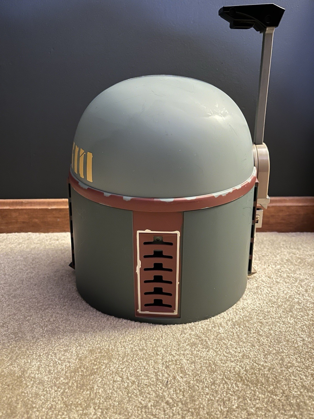 2009 Hasbro Star Wars BOBA FETT Talking Helmet Mandalorian COMPLETE TESTED WORKS