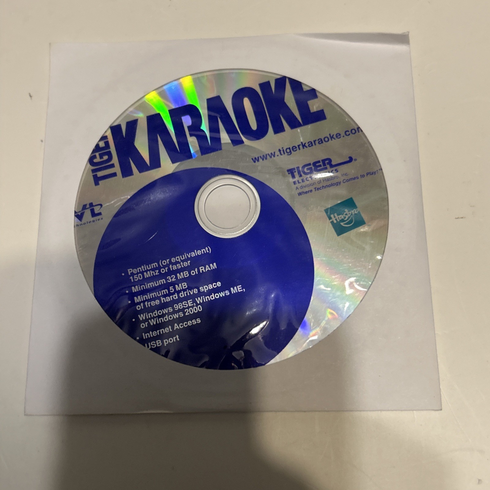 Tiger Portable Karaoke Machine Model 599810000 Vocal & Spatial Effects RCA USB