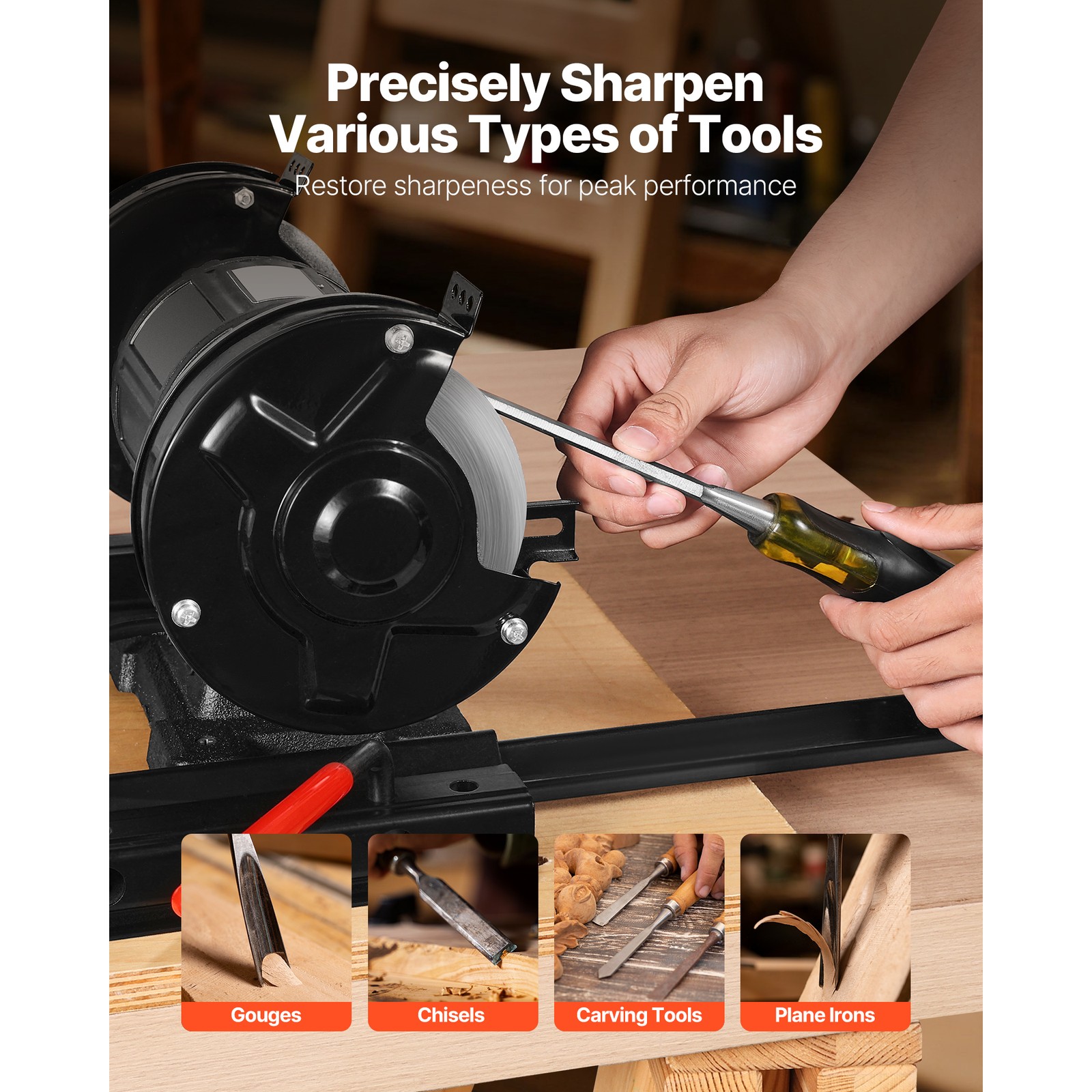 Multi-Grind Sharpening System Vari-Grind Jig for 6" & 8" Bench Grinders