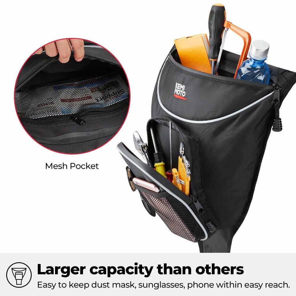 KEMIMOTO UTV Cab Center Storage Bag For POLARIS RZR 900 RZR 570 S 800 XP 1000