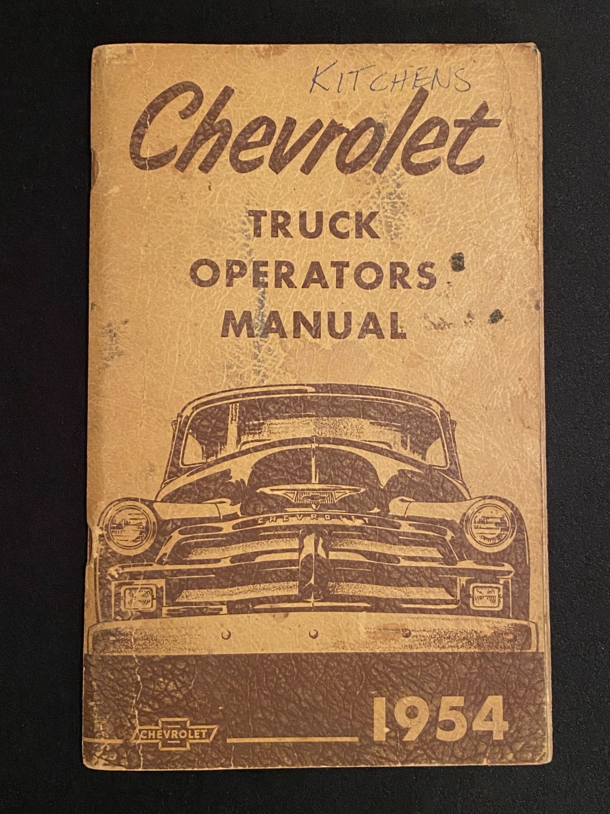 Vintage 1954 Chevrolet Truck Owners Operators Manual First Edition Original