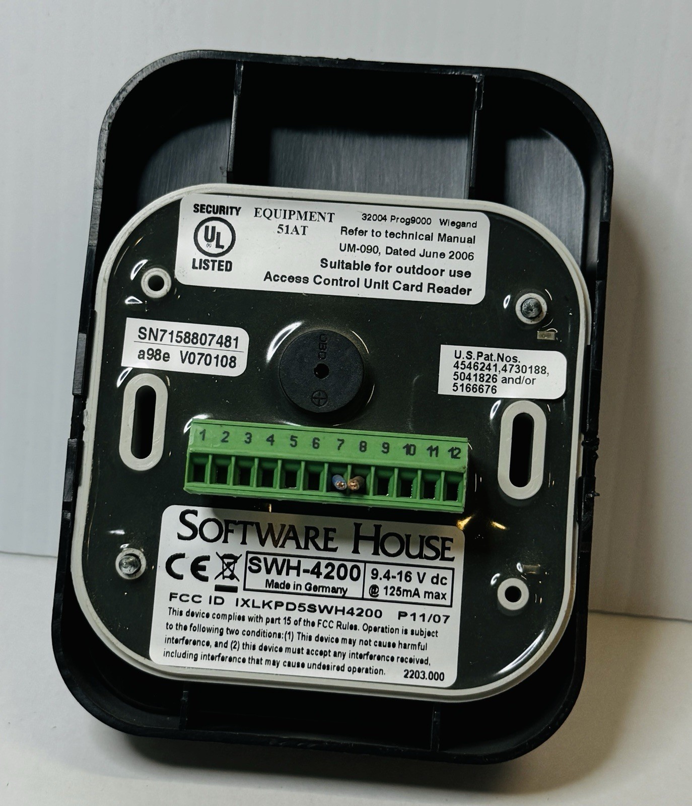 Software House SWH-4200 Access Card Reader