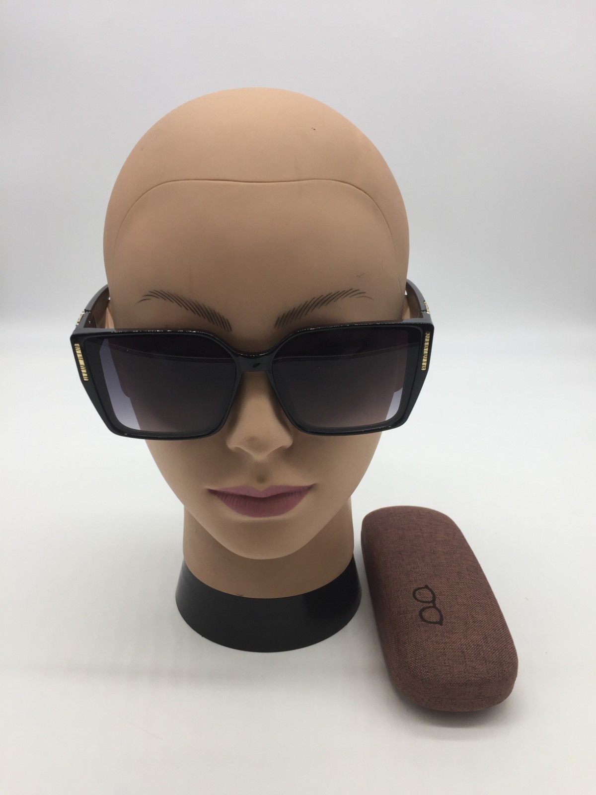 Miu Miu Fashion Black Full Rim Frame Sunglasses 50-20-145 Light Blue Lenses