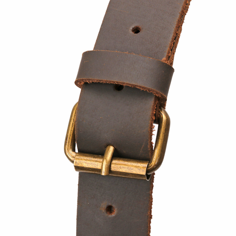 Leather Picnic Motorcycle Blanket Carrying Handle Belt Bedroll Strap Adjustable