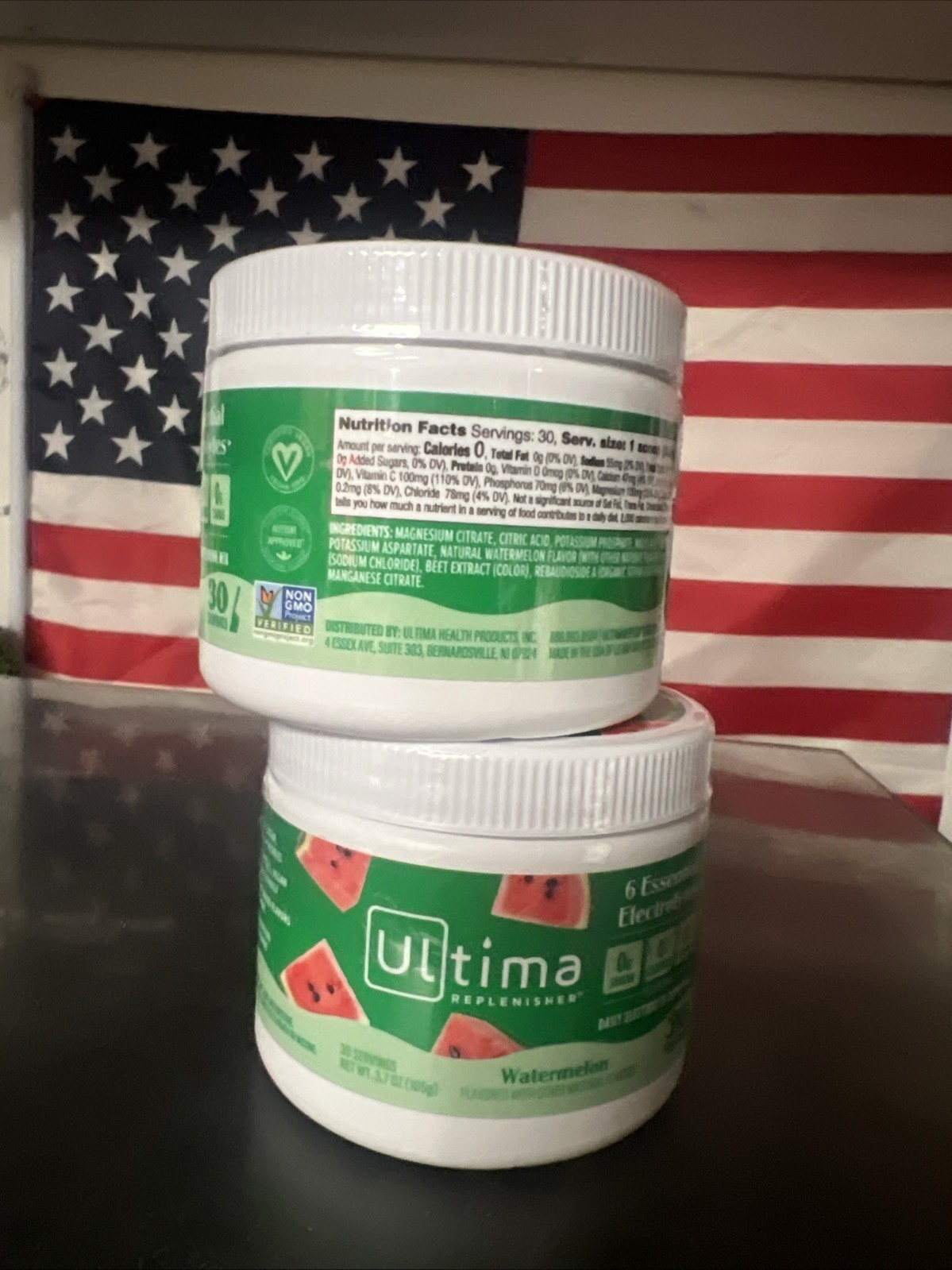 2 Ultima Replenisher Electrolyte Drink Mix - set of 2 Watermelon