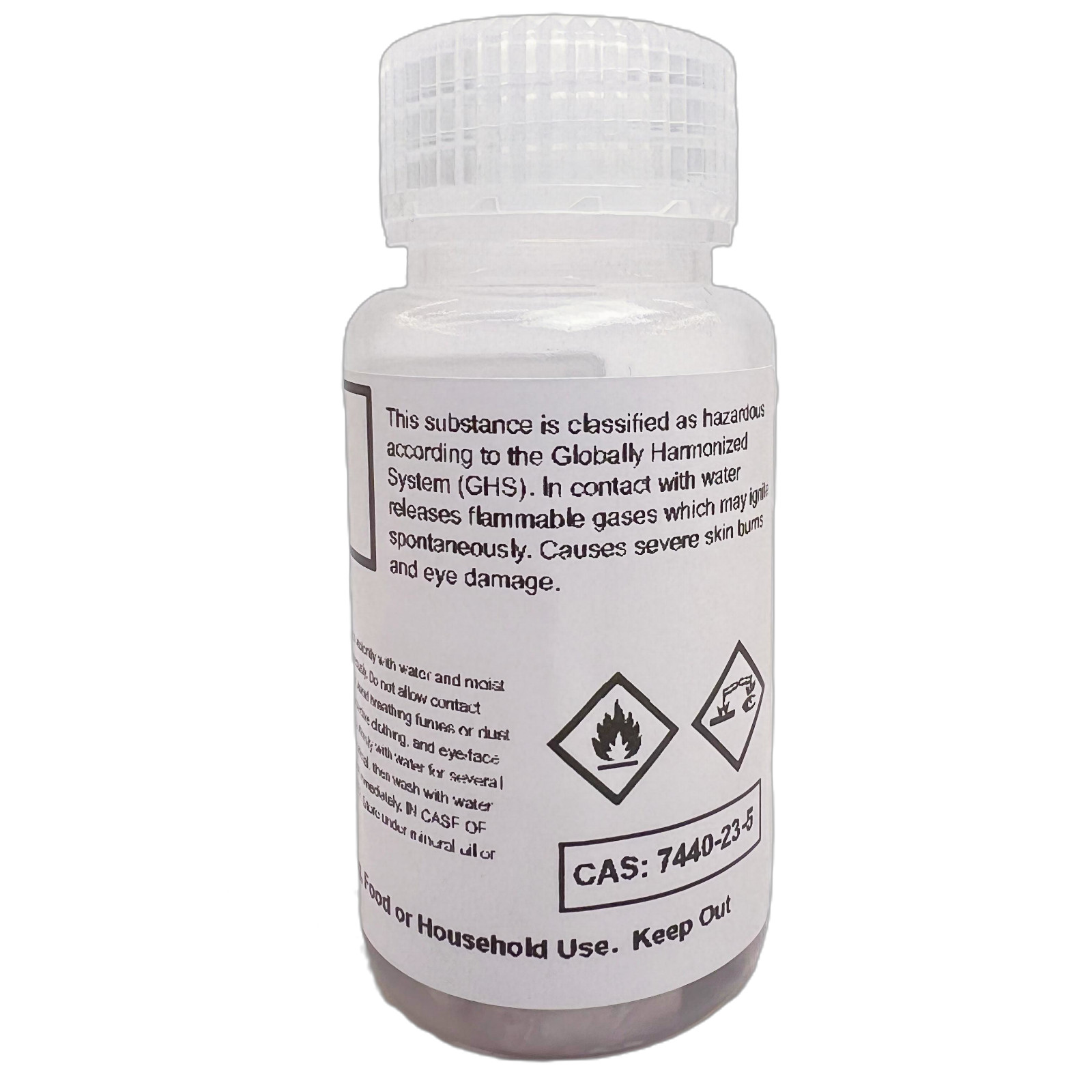 Sodium Metal (Na) Periodic Table Alkali Element Sample PP Bottle (5g 10g 20g)