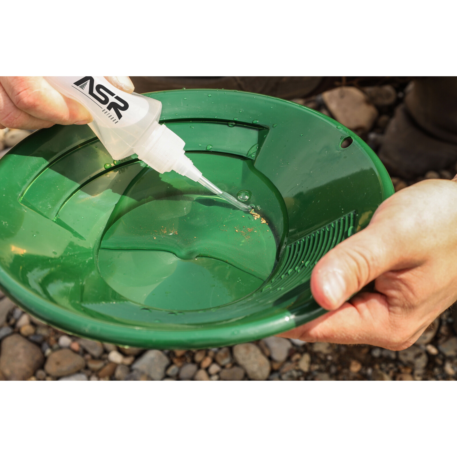 ASR Outdoor 22pc Gold Panning Prospecting Kit for Beginners