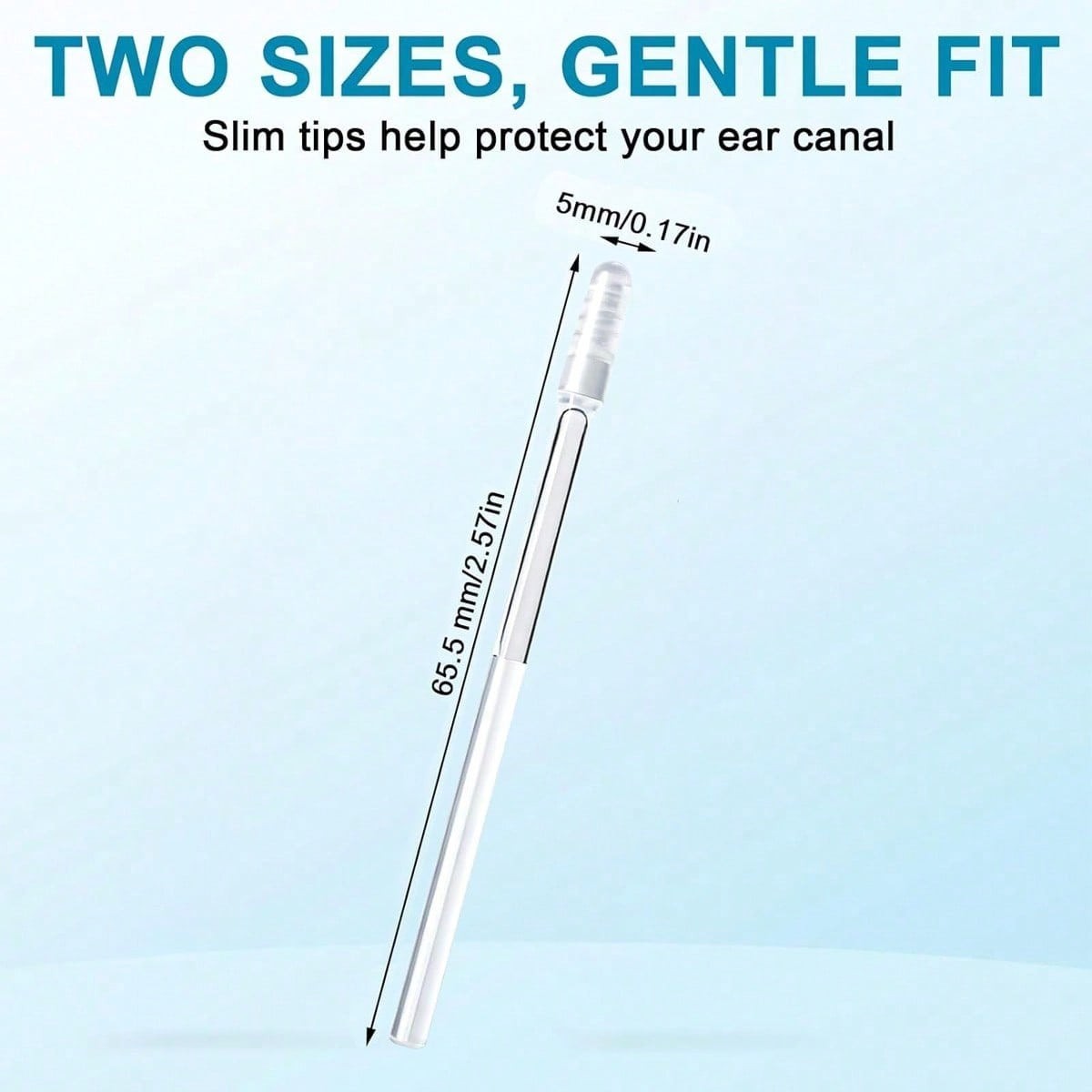 24 Pcs Ear Wax Stick, 2026 New Reusable Sticky Soft Head Ear Swabs, Adhesive Ear