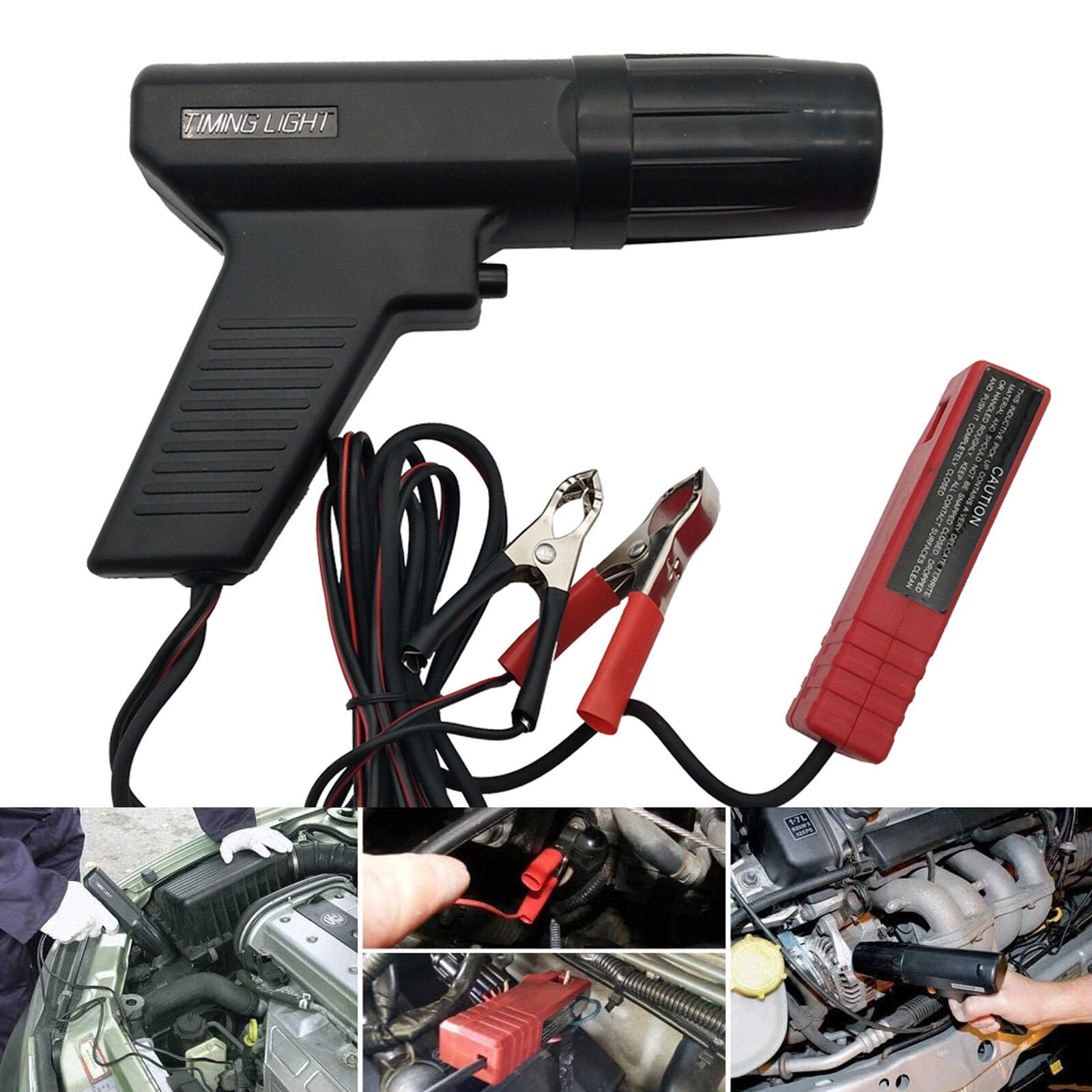 Petrol Engine Ignition Timing Gun Detector Xenon Light Car Inductive Strobe Test