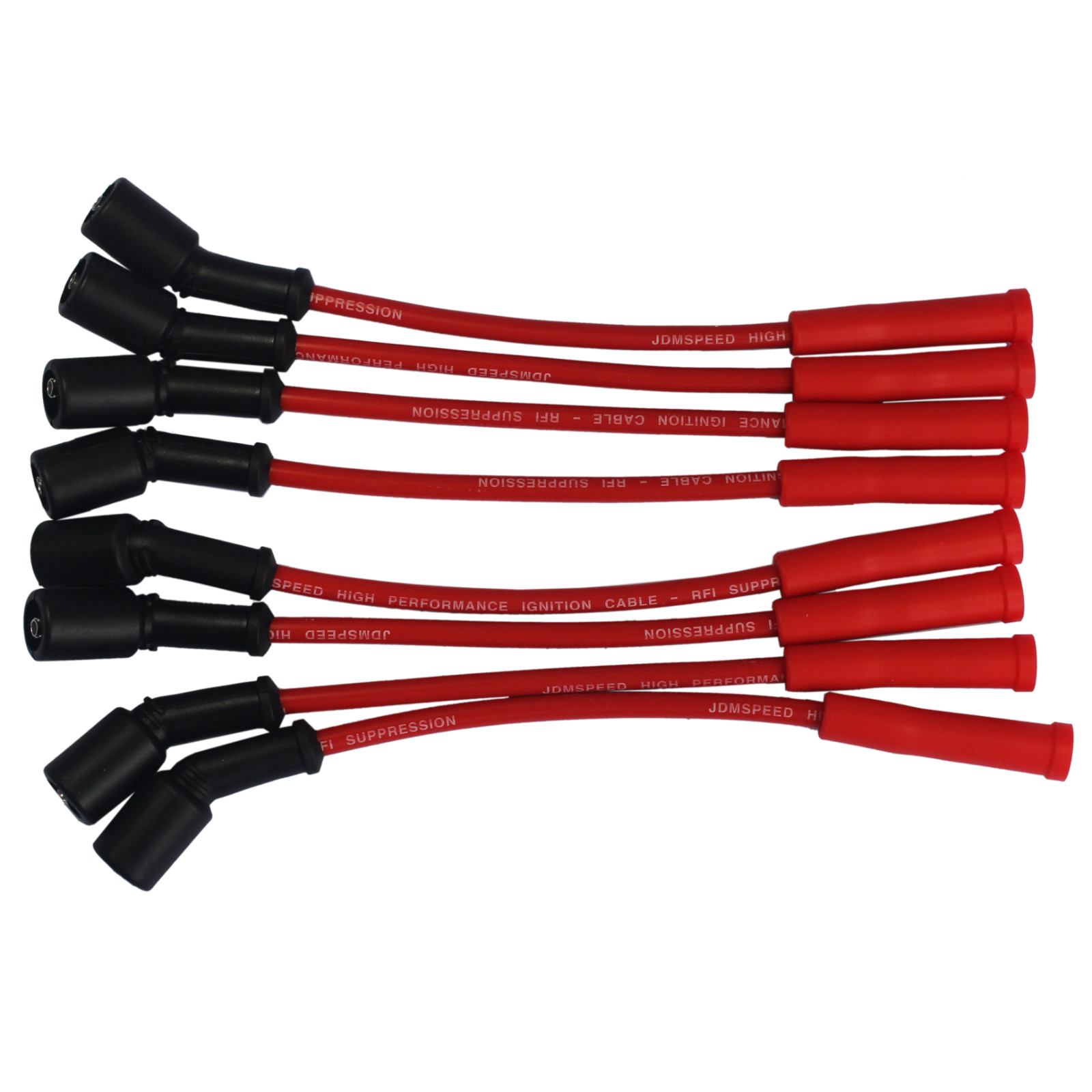 JDMSPEED Performance Spark Plug Wires Street Fire Chevrolet Truck 4.8 5.3 6.0