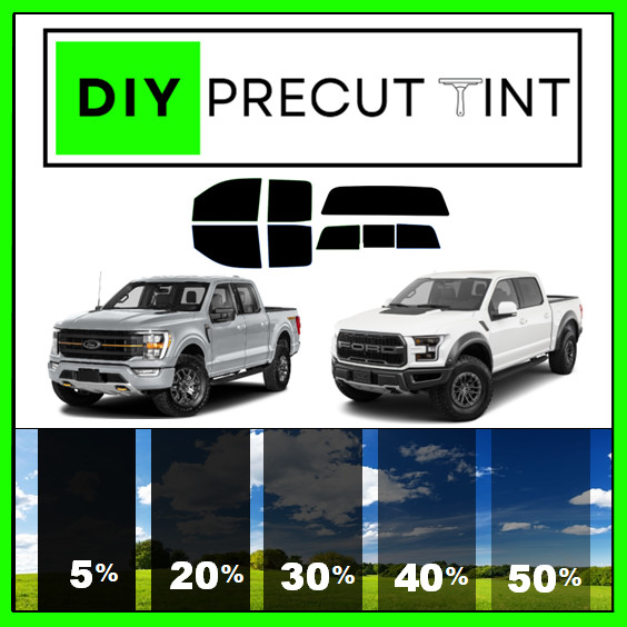 DIY PreCut Premium Ceramic Window Tint Fits ANY FORD F-150 2000-2024 ALL Windows