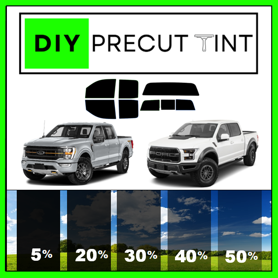 DIY PreCut Premium Ceramic Window Tint Fits ANY FORD F-150 2000-2024 ALL Windows