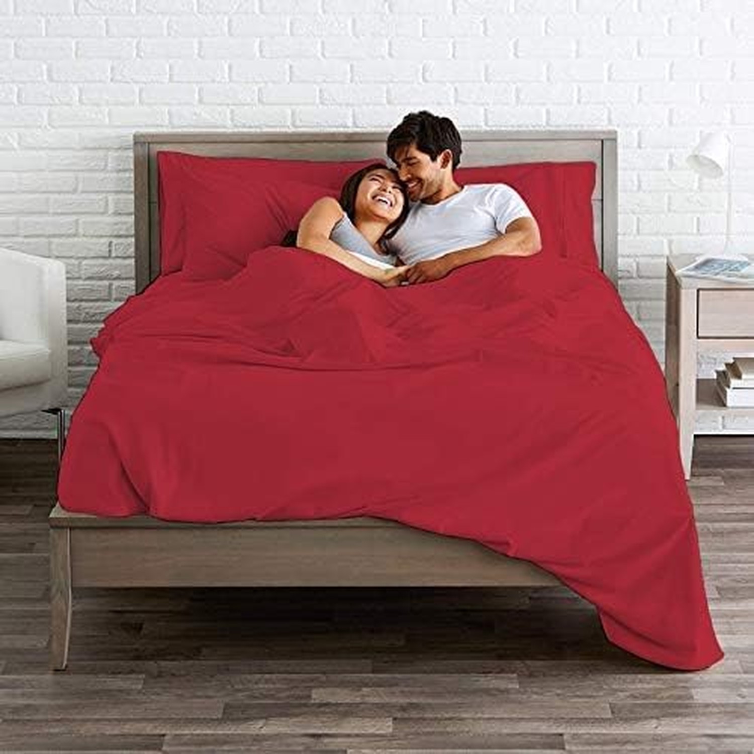 Elegant Decor 500 Thread Count Flat Sheet Set 3 Piece 100% Egyptian Cotton Sh...