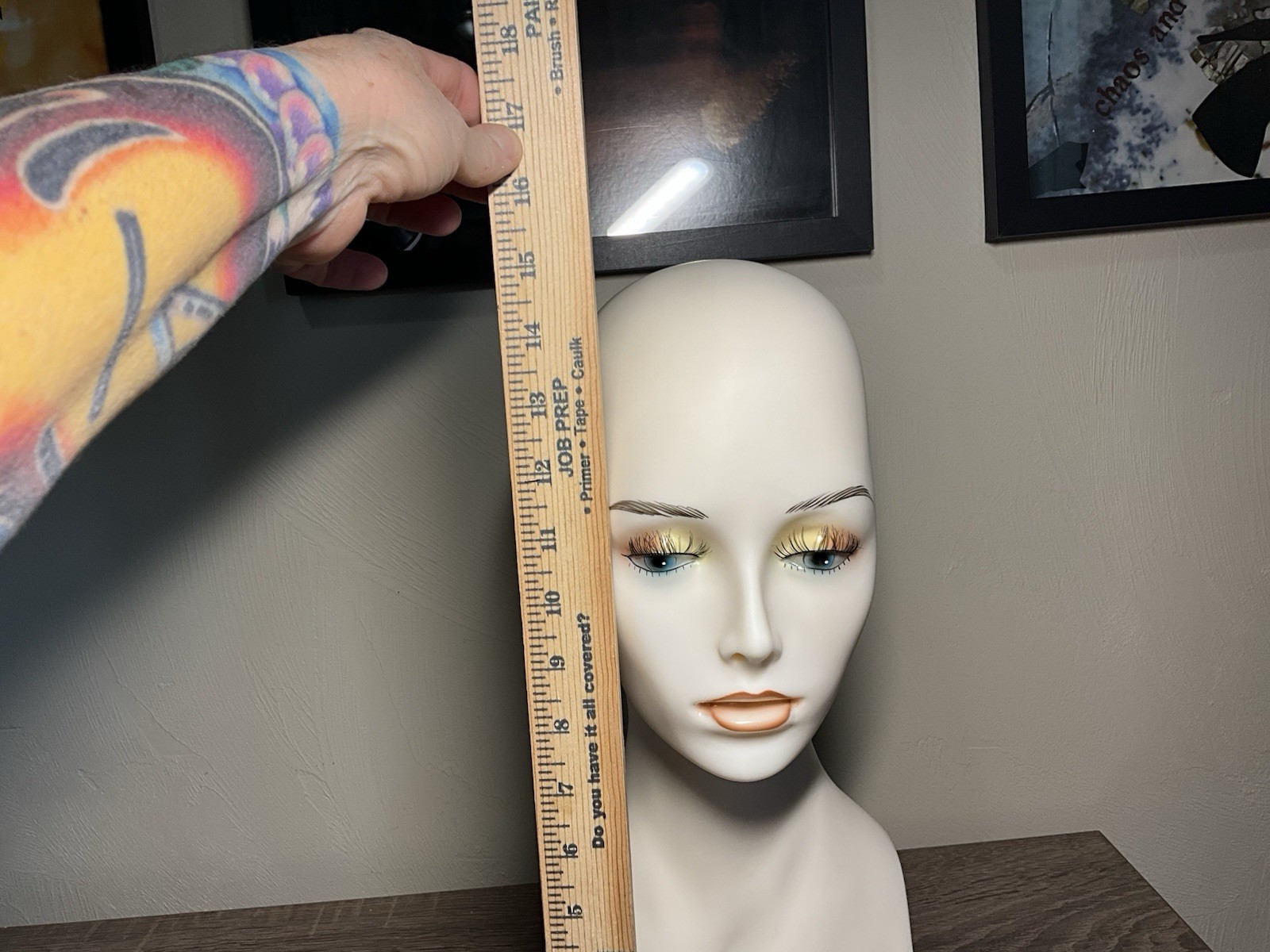 Female Mannequin Head for Wig Training and Display Hat Stand Holder *C*