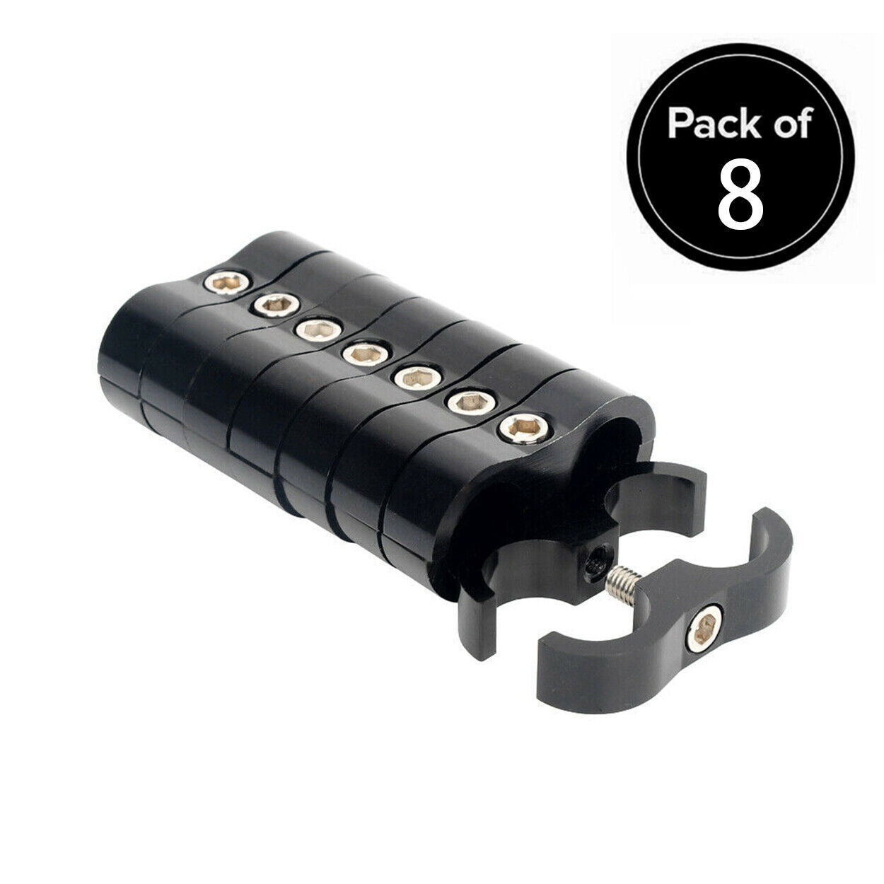 10/20FT 6AN 8AN 10AN 12AN CPE Braided Nylon Fuel Line Kit Fuel Hose End Fittings