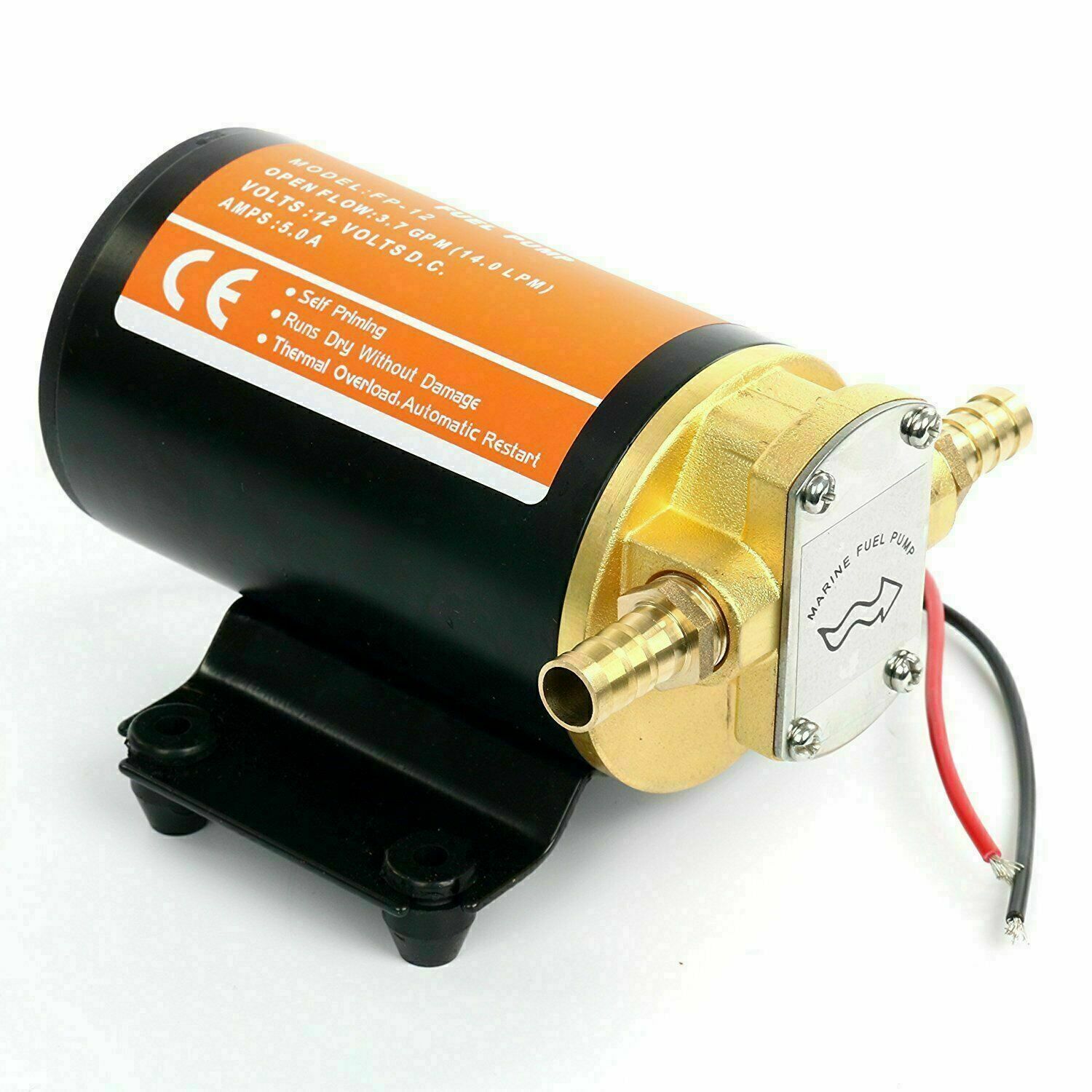 12V 3.7GPM 14.0LPM Electric Oil Scavenge Pump Oil Transfer Turbo Oil Gear Pump