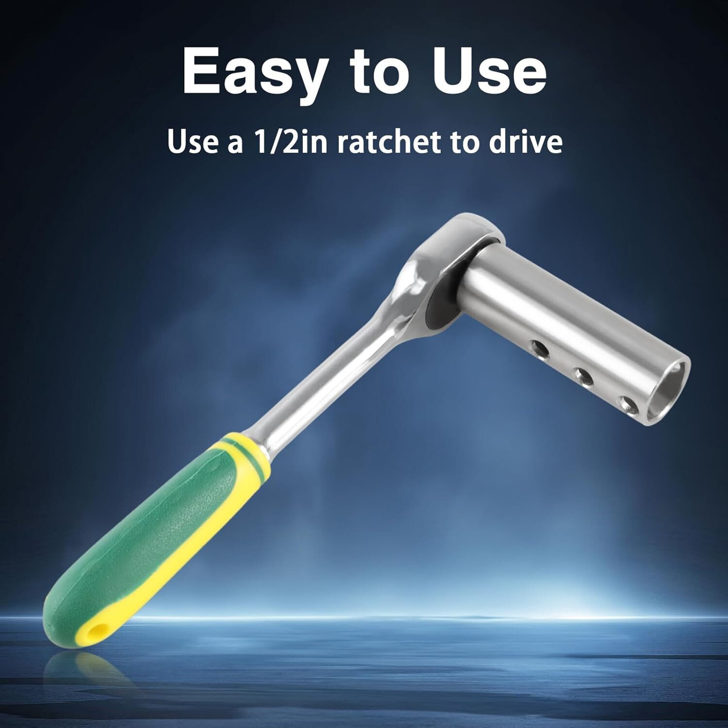 Trailer Jack Electric Drill Adapter with 1/2 Inch Socket Adapter Bit Set NEW