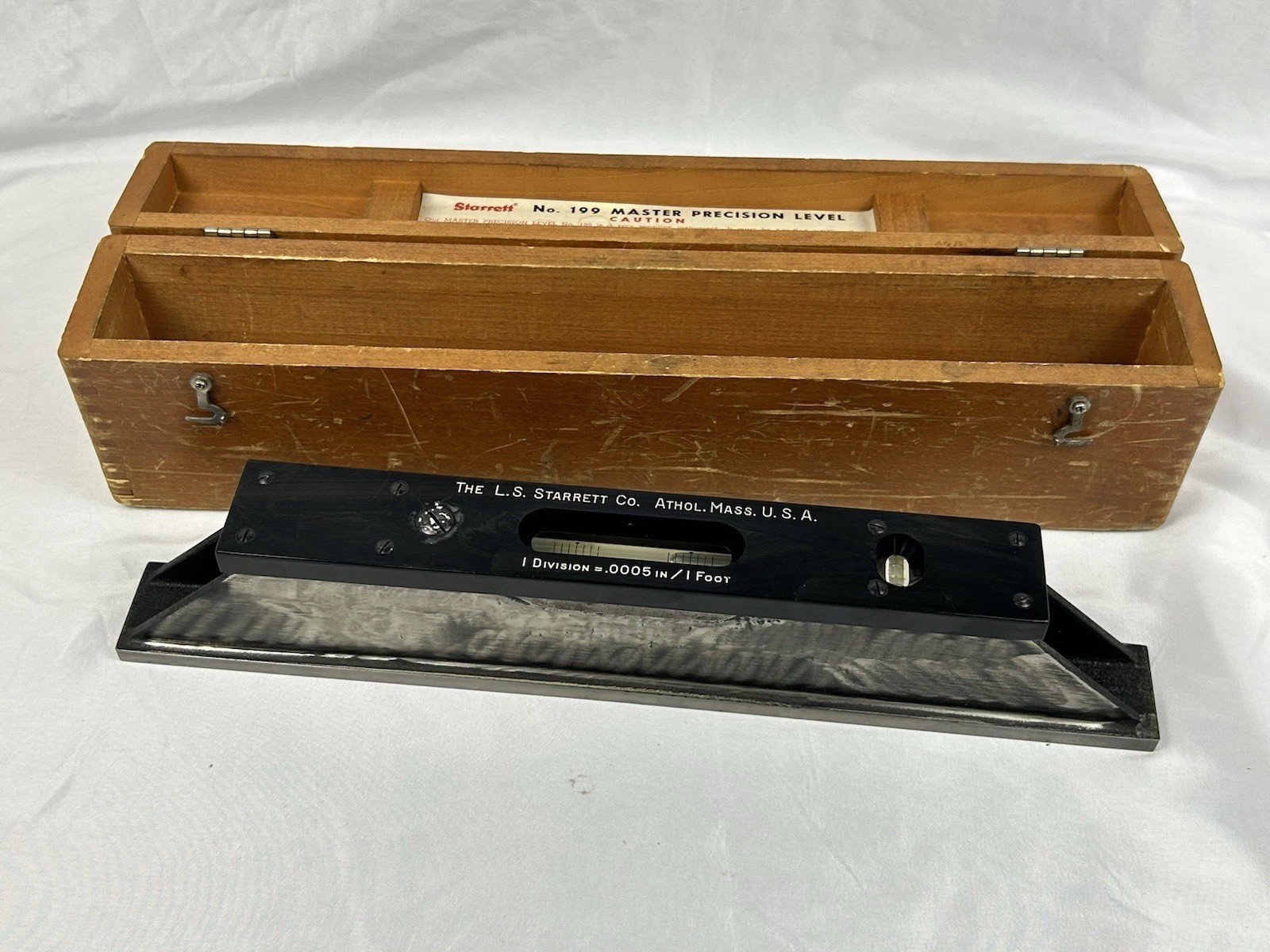 Starrett No : 199 Master Precision Level. Nice Shape Please Read!
