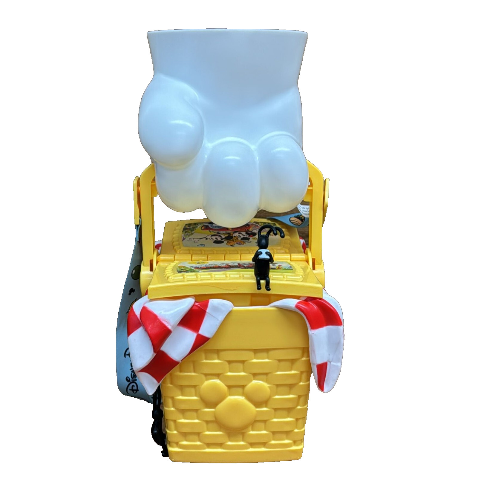 Disney Parks Mickey & Minnie's Runaway Railway Picnic Basket Popcorn Bucket