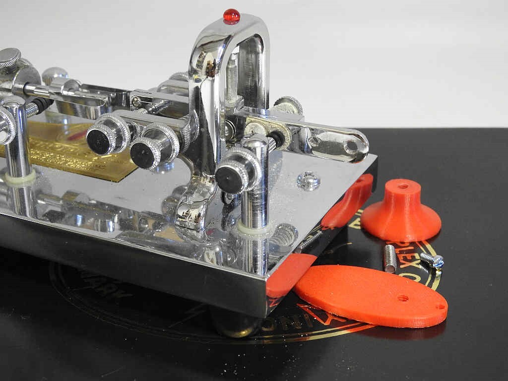 REPLACEMENT FINGER PIECES FOR ALMOST ALL MODELS OF VIBROPLEX BUGS - FREE DEL USA